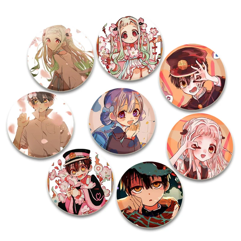 

Hanako-kun Yashiro Brooche,Anime Enamel Badge, Handmade Tinplate Pin, Breastpin for Backpack Clothes Jewelry Accessories Gifts