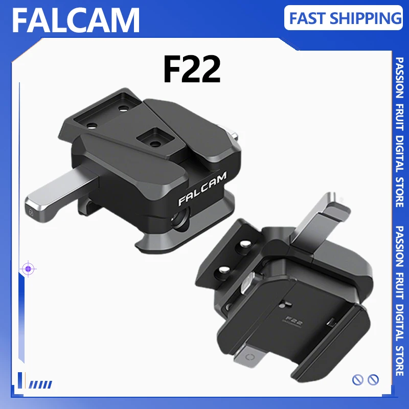 FALCAM F22 – planche suspendue rotative à port V, Installation rapide, pièces de montage de batterie pour prise de vue en direct, accessoires universels pour appareil photo