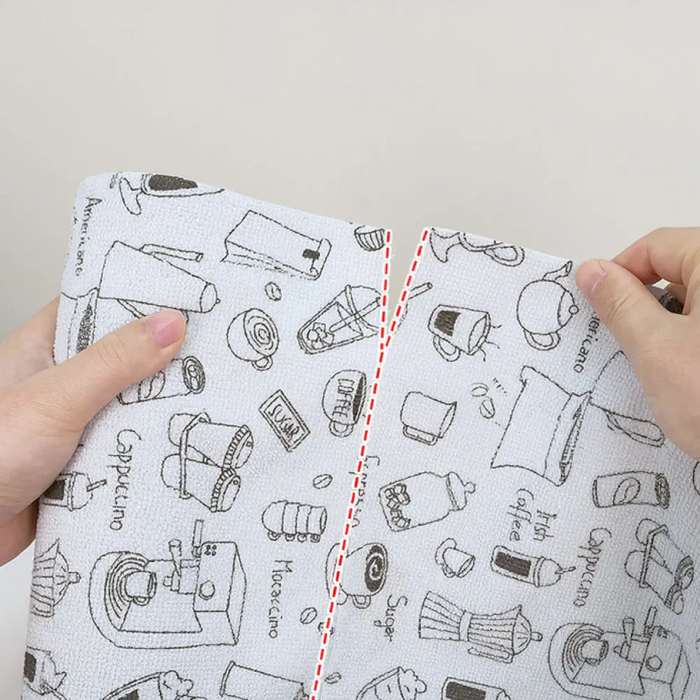 Kitchen Cleaning Cloth Roll Thickened Microfiber Rag Absorbent Dish Towel For Home Daily Kitchenware Cleaning Projects