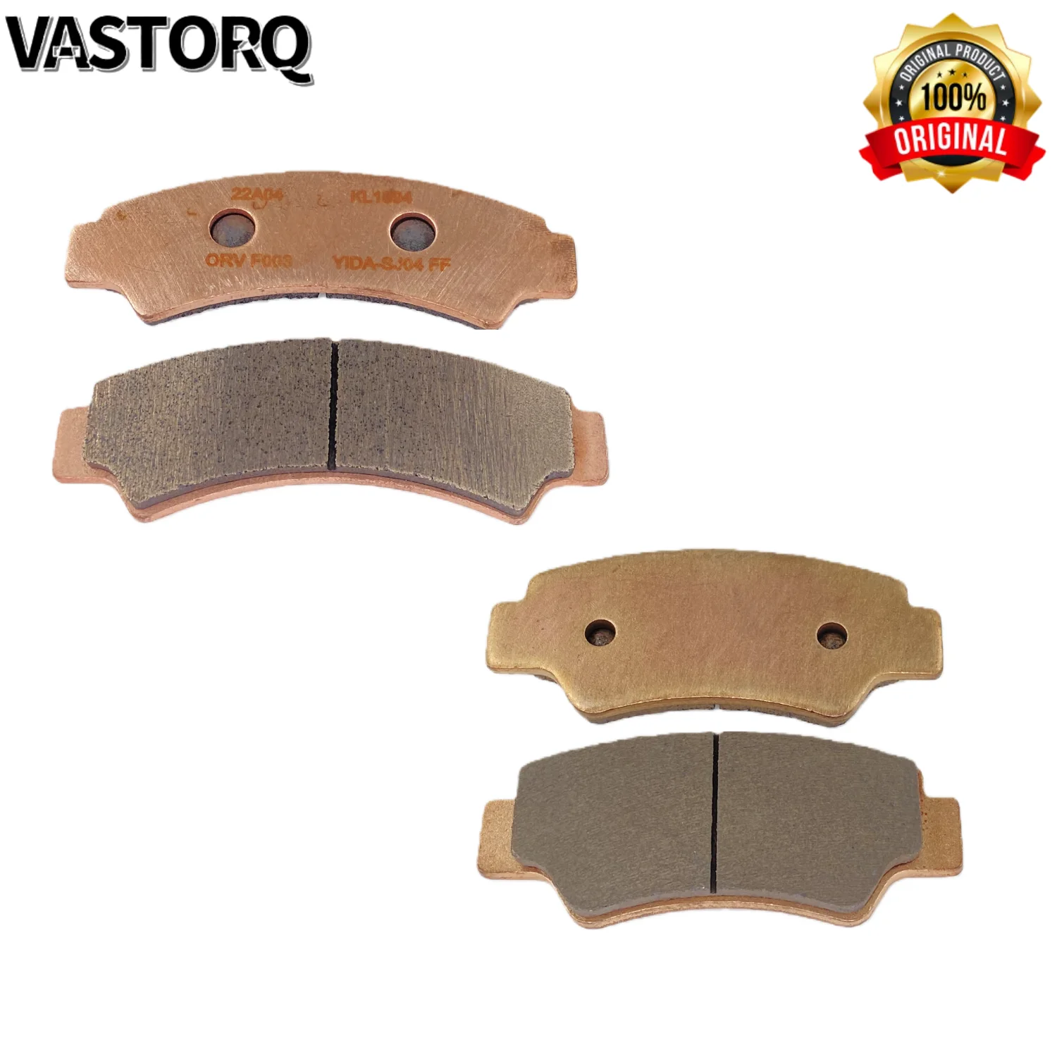 

2PC Original Sinter Front Rear Brake Pad For SEGWAY Snarler AT6 L S E5 Snarler AT6 L S T3b A03E11120001 A03E11320001