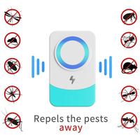 Ultrasonic PestRepeller US/EU/UK Electronic Mosquito Killer Indoor Pests Repellent Ultrasonic Plug in Insect Bug Spider Control