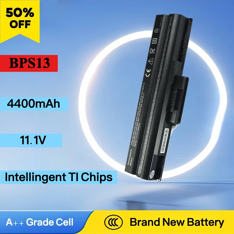 Brand New BPS13 Silver Laptop Battery For SONY VAIO SVE11 SVE14 SVE15 SVE17 SVJ20 For Vaio VGN-AW VGN-CS VGP-BPS13/S BPS13A/B