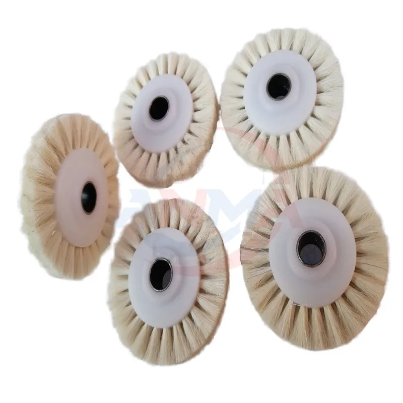 High Quality White Soft Brush Wheel for Akiyama printer offset printing machine spare parts feeder brush wheel 60x36x8mm