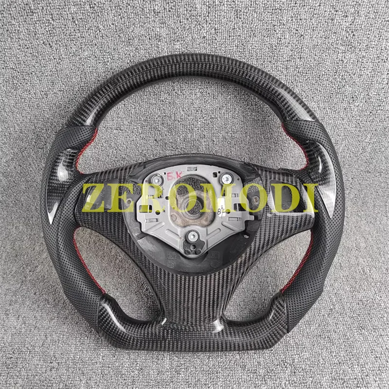 

Для BMW E82 E84 E87 E90 E92 E93 320d 320i 100% настоящее кованое/углеродное волокно автомобильное рулевое колесо без отверстия накладки