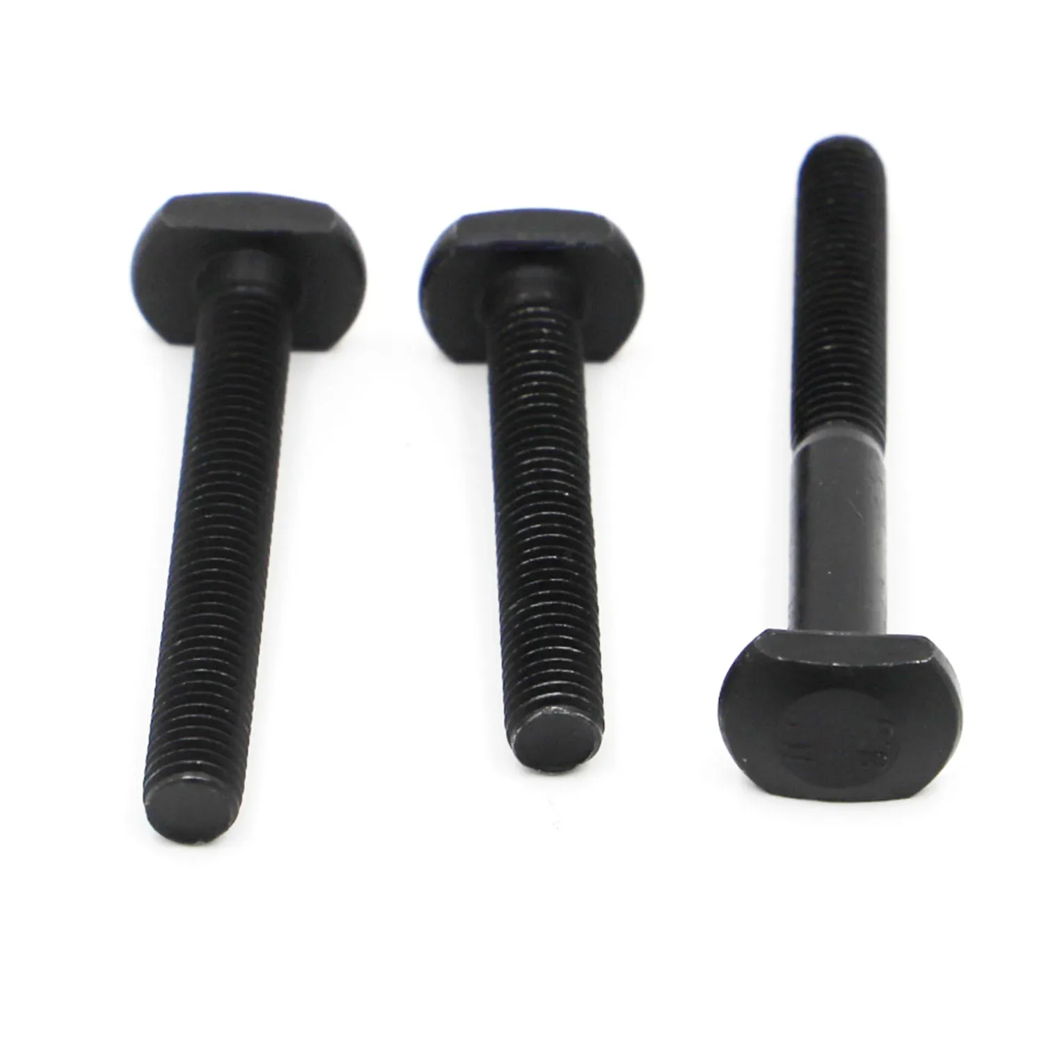 GB37 Black Carbon Steel T Shape Punch Milling Machine Screw Threaded Rod Clamping Cap Bolt M6 M8 M10 M12