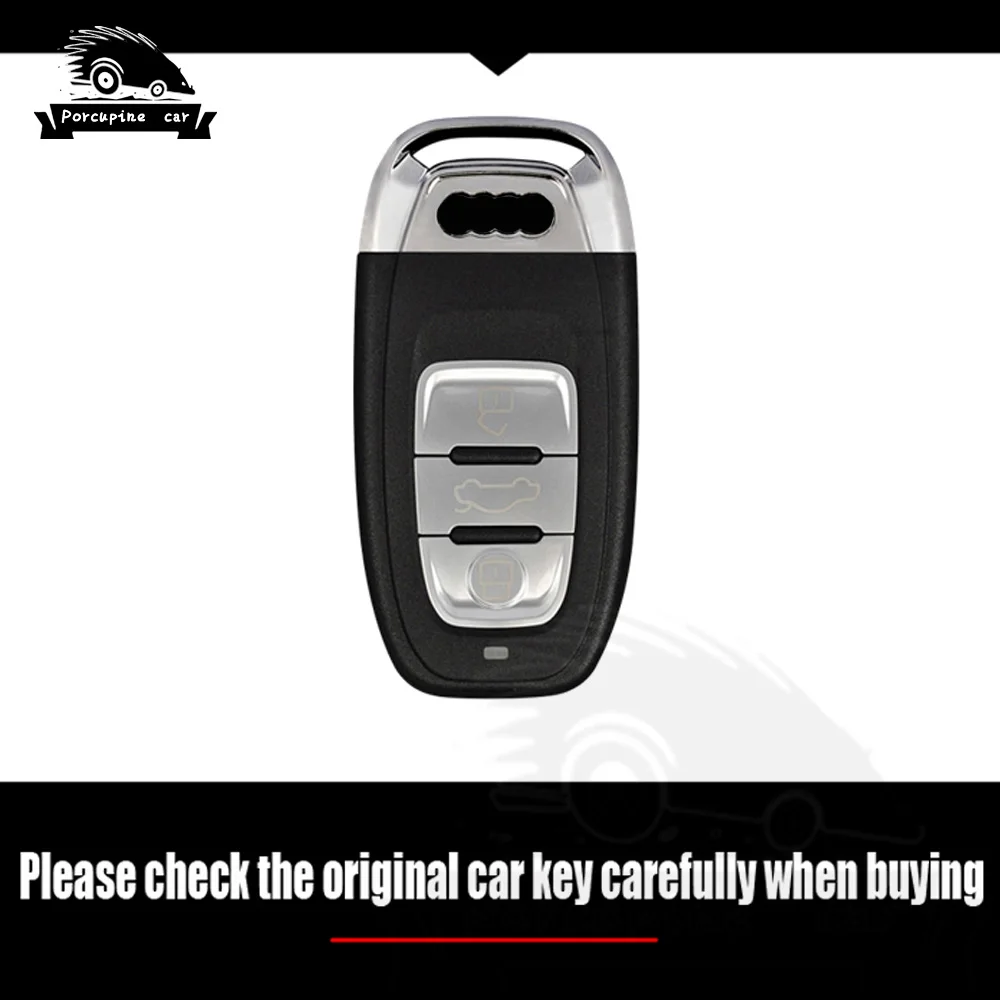 Car Keyring Car Key Case Cover for Audi A1 A3 8V A4 B8 B9 A5 A6 C7 A7 A8 Q3 Q5 Q7 S4 S6 S7 S8 R8 TT Keychain Accessories Llavero