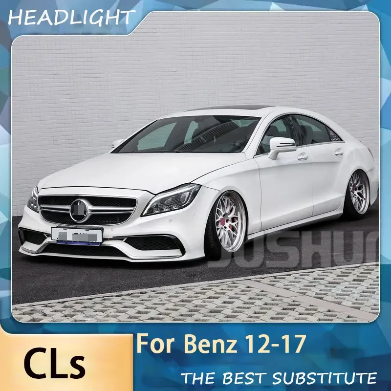 HeadLamp Taillamp for Mercedes Benz CLS W218 LED Headlight 2012-2017 Headlights H7 DRL Turn Signal High Beam Angel Eye Projector