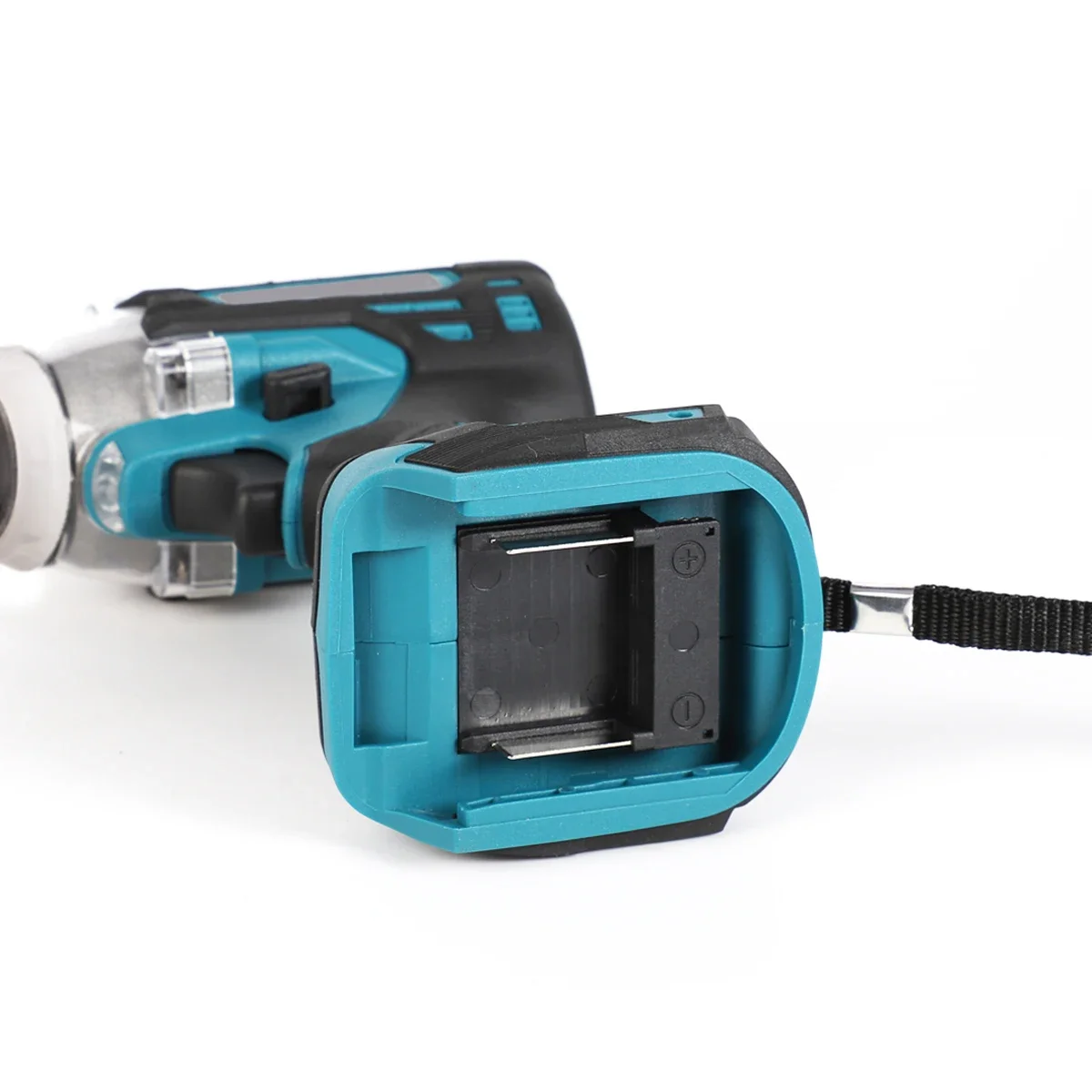 Chave de fenda elétrica sem fio com luz LED, velocidade variável, Brushless Impact Wrench, Drill Driver recarregável, Makita Bateria, 18V