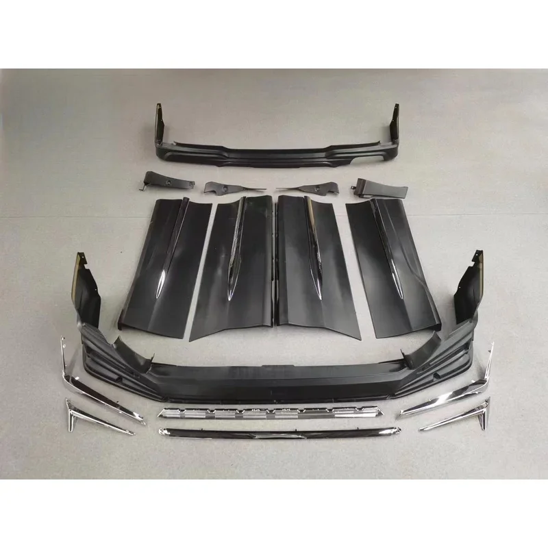 High Quality WSD PP Body Kit Front Rear Bumper Side Skirts Rear Wing Flares Rear Diffuser Fit Voxy 90 Polished Tun