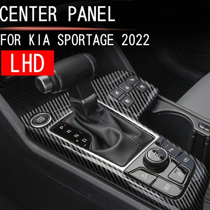 Center Console Decoration Frame Cover Gear Shift Panel Trim for KIA Sportage  Accessories 2022 2023 2024 For left hand drive