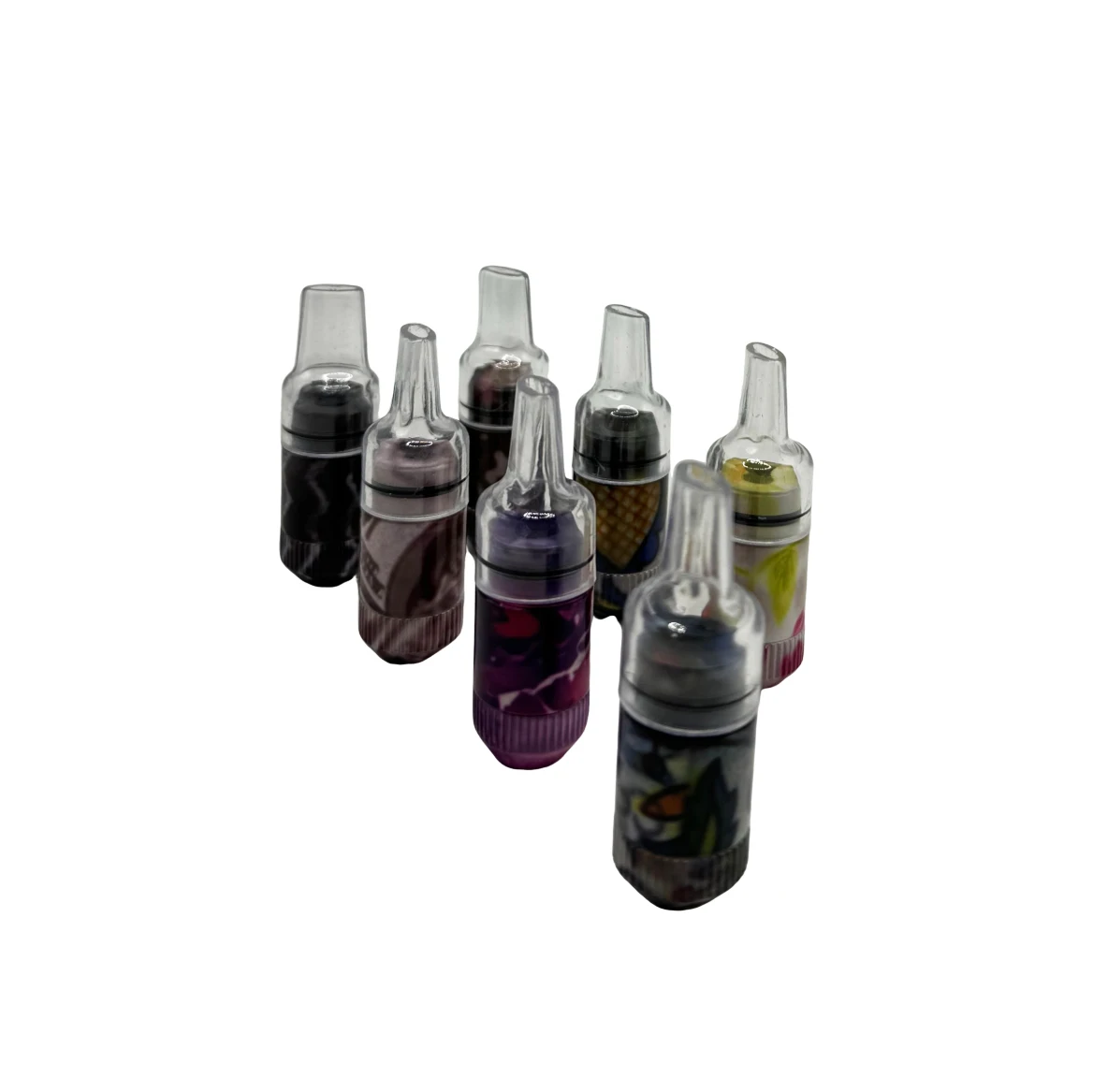 

1/3/5Pcs Pacifier Shape Metal Herb Tobacco Tube Cigarette Accessories Aluminum Nipple Tobacco Pipe Acrylic Mouthpiece