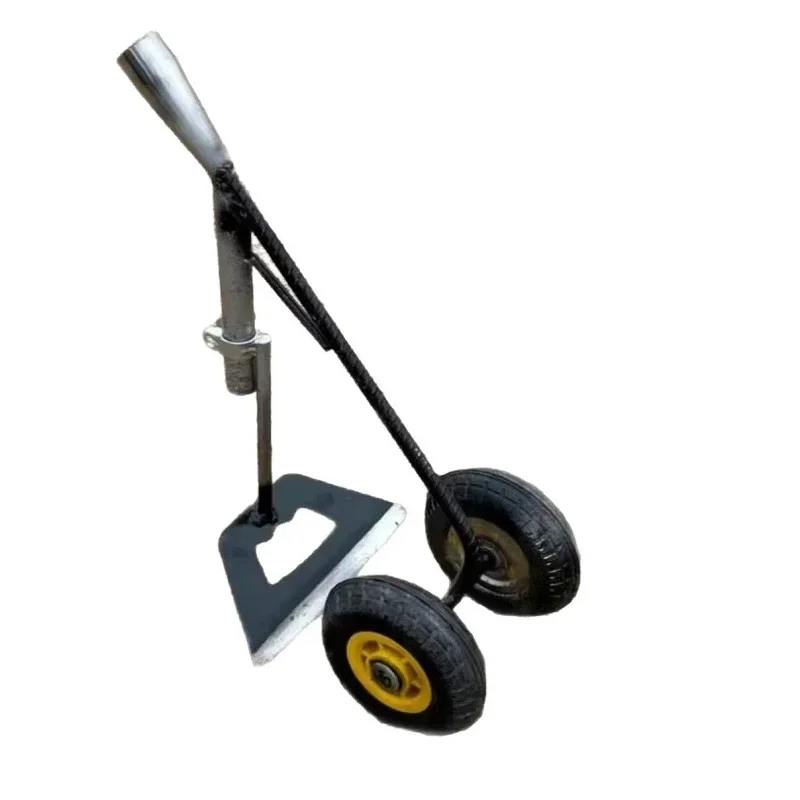 

Садовый инструмент для прополки травы: кованая металлическая сельскохозяйственная ручная мотыга из марганцевой стали с 2 колесами