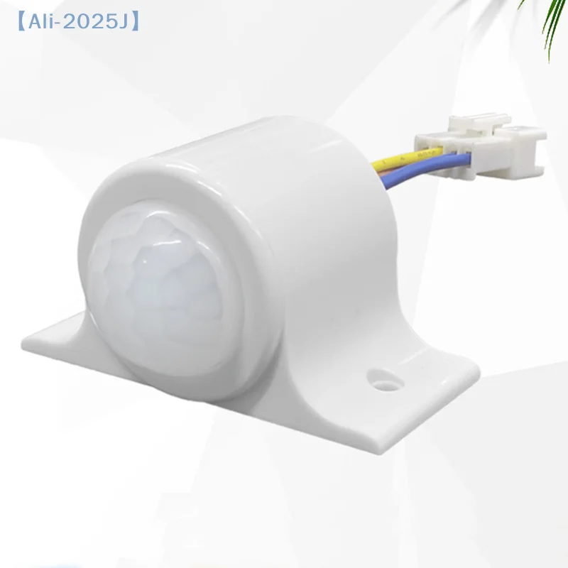 【J】1 Pcs PIR Sensor Interruptor Detector de Movimento IR Interruptor de Lâmpada de Indução Infravermelha 220V 110V Para Luz LED Fluorescente Downlight