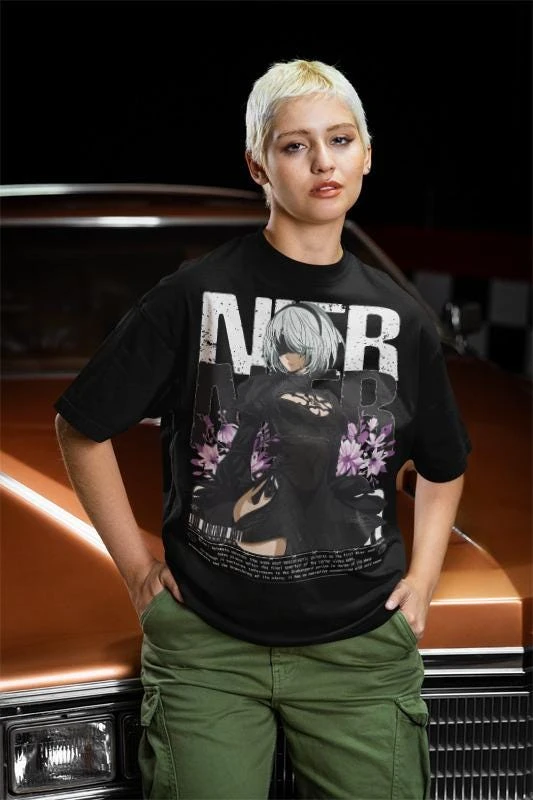 Gaming T-Shirt, Video Game Shirt, Nier Automata Tee, Unisex Graphic Top, Geek Gift, Gifts Shirt.