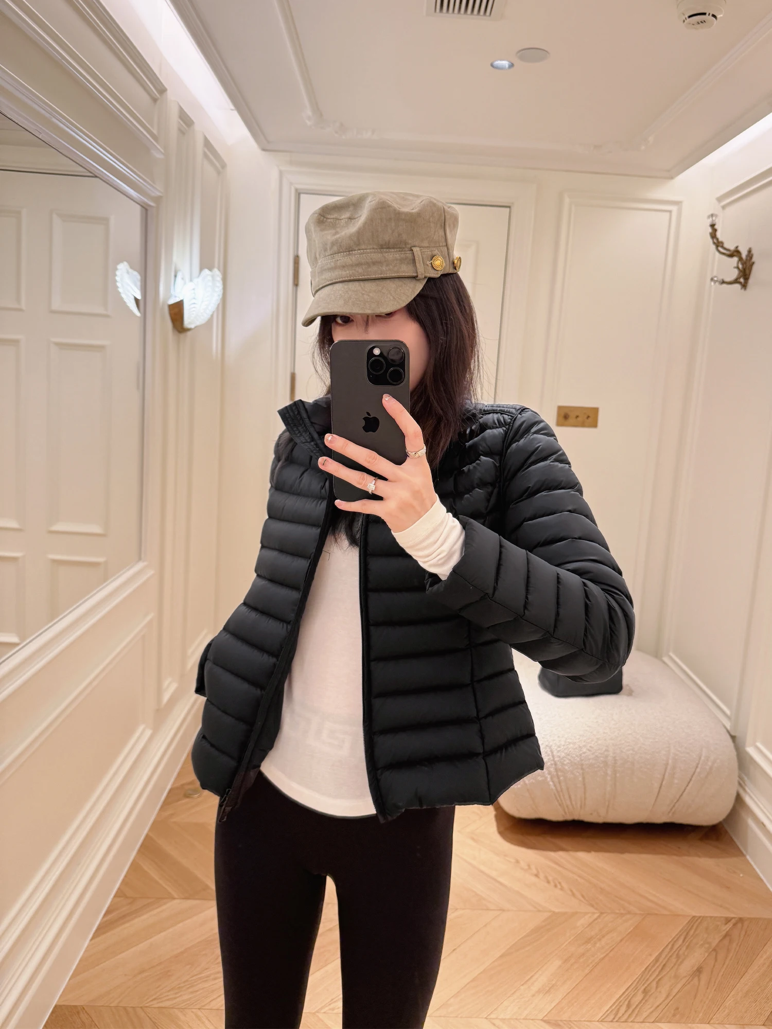 Piumino Leggero da Donna Yang Xiaoyao Slim Fit 2025 Nuovo in Piuma d'Oca Bianca, Capospalla alla Moda per Donna