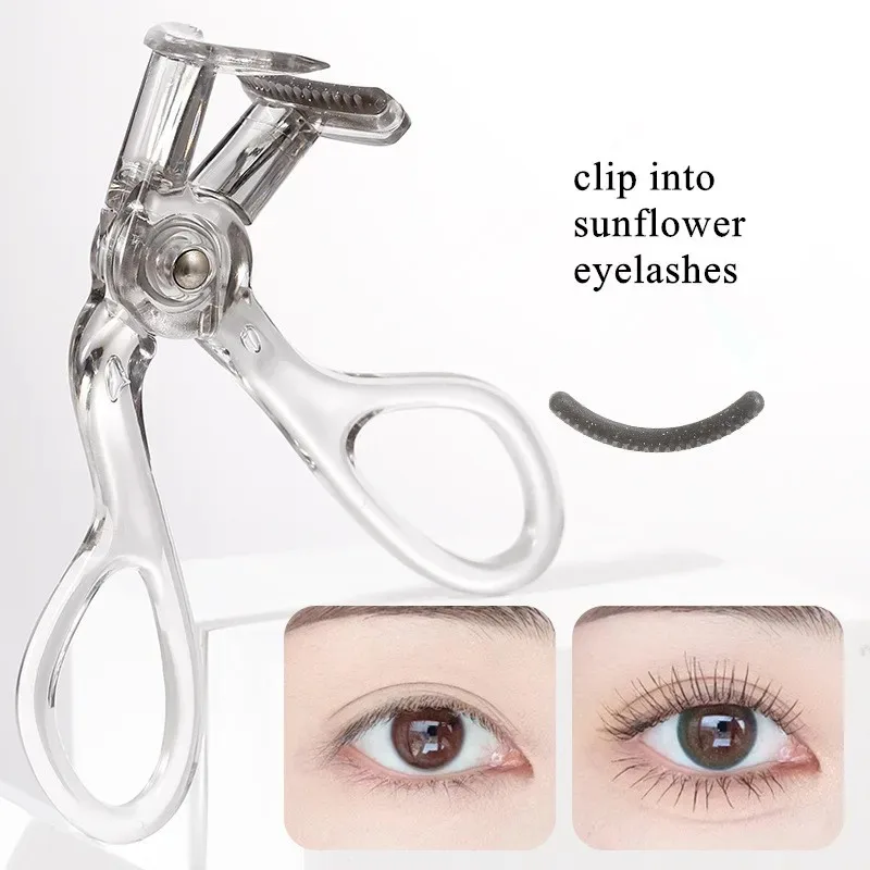 Wide-Angle Partial Eyelash Curler Portable One-Clip Curling Comb Tooth Lashes Curler Easy To Operate Styling Enlarge Eyes Tool