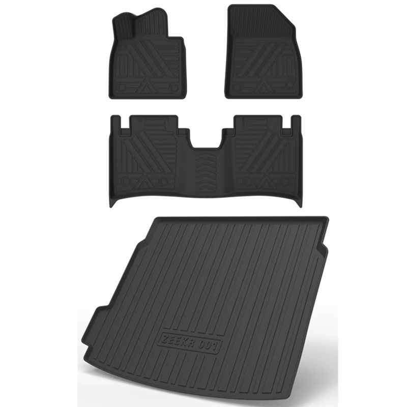 Fit for ZEEKR 001 car carpet ZEEKR 001 AllWeather Floor mat ZEEKR 001 trunk mat Full Set Trim to ZEEKR 001 waterproof floor mats