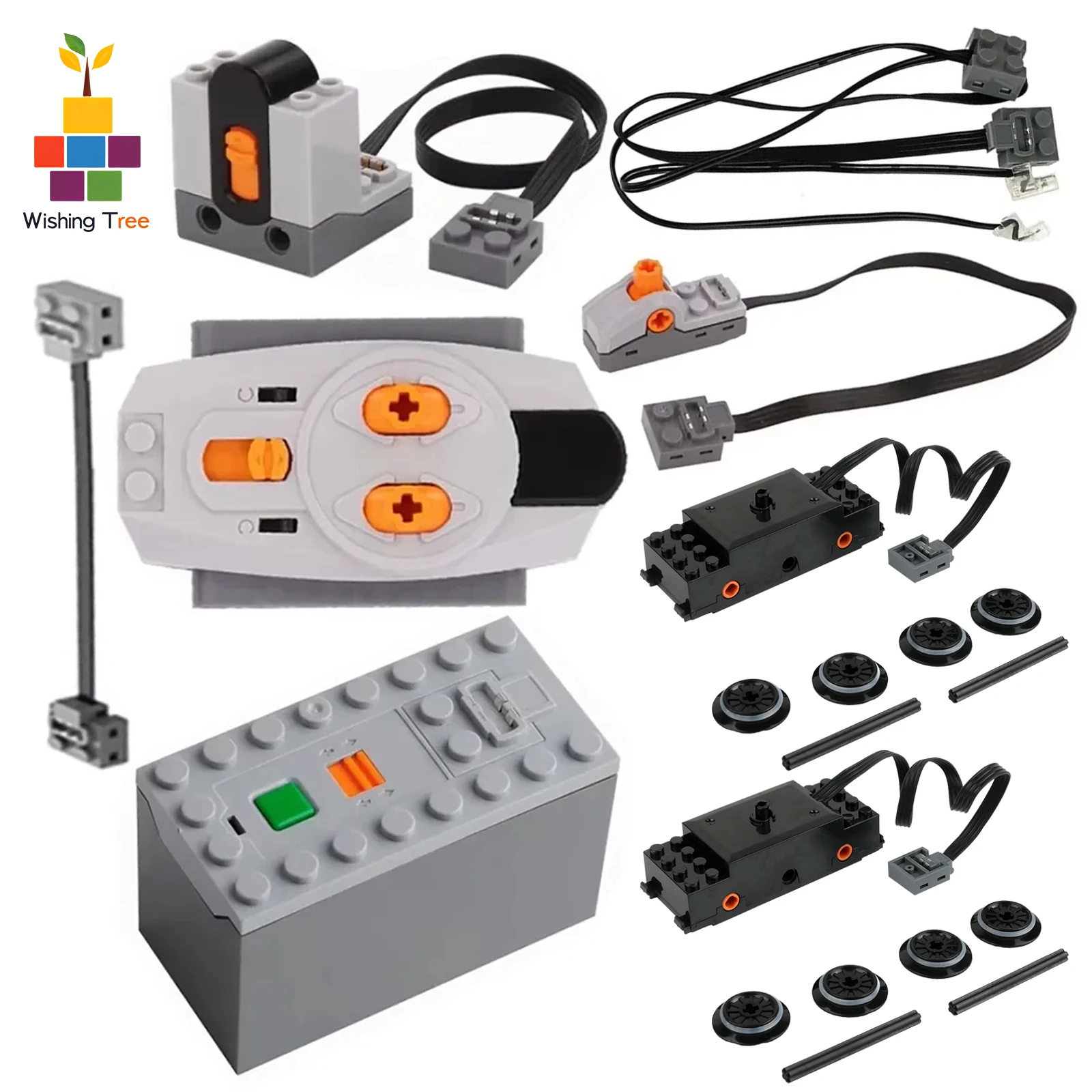 

Legoeds-Compatible Power Functions Motor Kit with IR Remote Control & Dual Motors for STEM Robotics