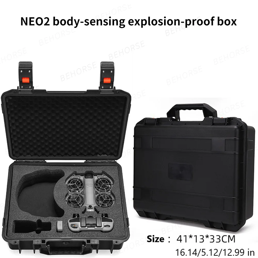 

Explosion-proof Box For DJI Neo 2 Motion Fly More Combo Hard Waterproof Case Carrying Storage Bag For DJI Neo 2 Accessories