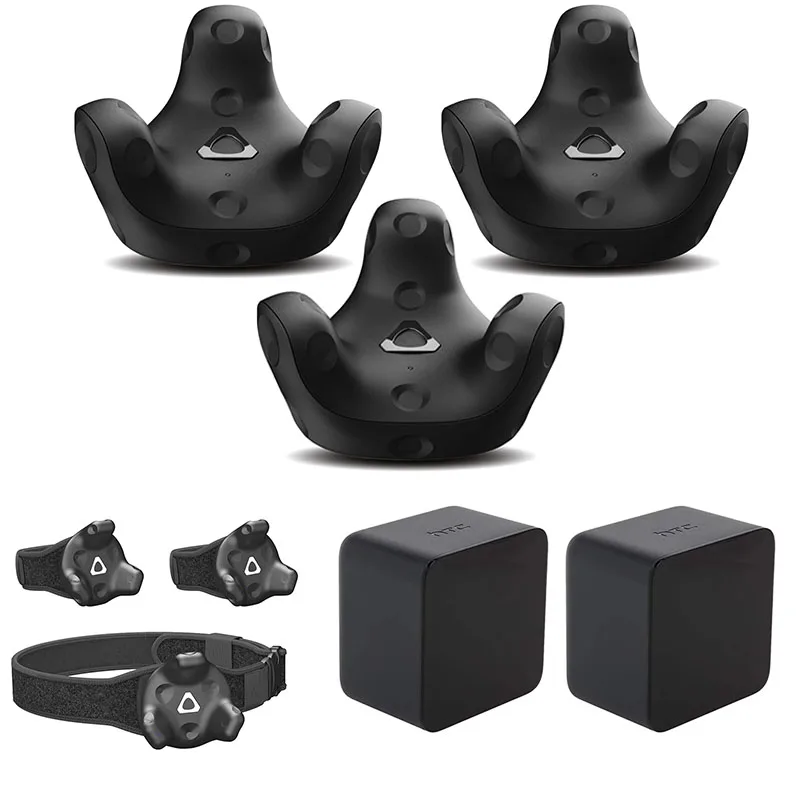 HTC VIVE トラッカー2018 3個、ベースステーション1.0 2個セット HTC 3パック VR VIVE ベースステーション1.0 ベースステーション2.0