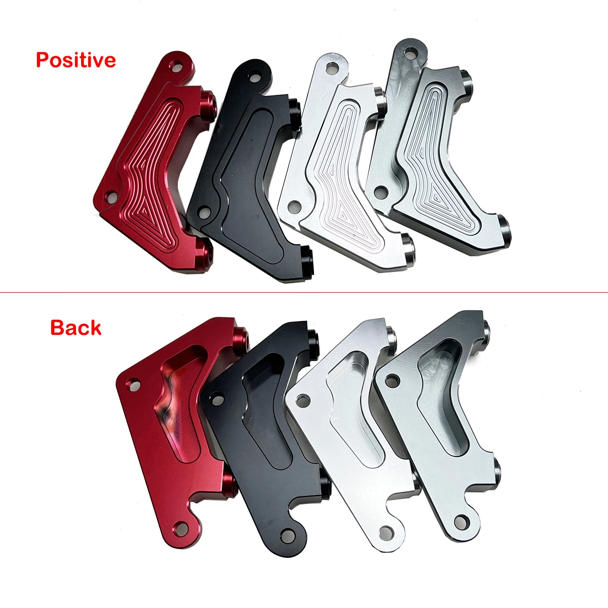 Motorcycle brake calipers Hole distance 82mm Brackets four piston brake calipers pump adapters For Brake disc 220mm Modified