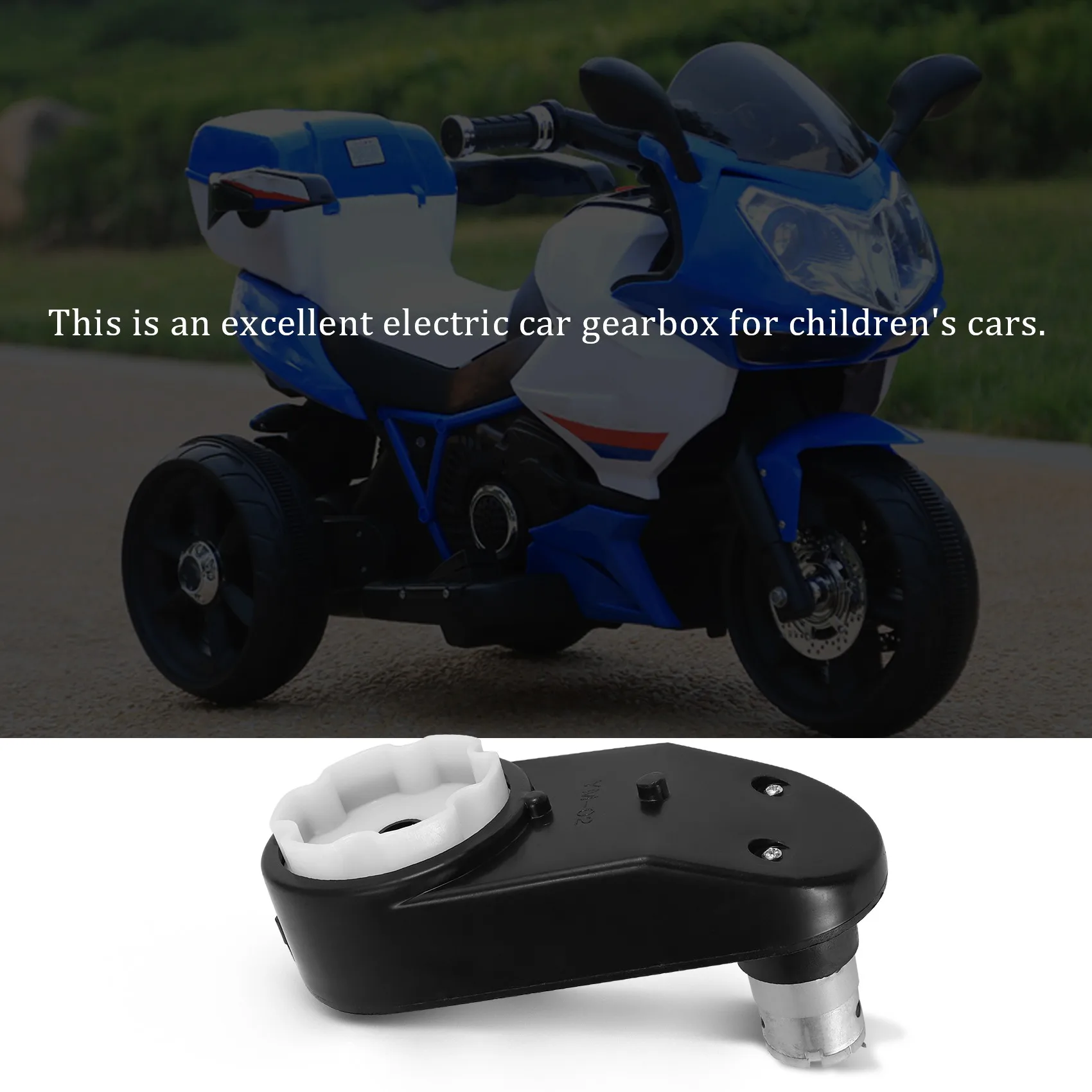 

RS390 Electric Motor Gearbox 12V 20000RPM Car DC Motor Gear Box for Kids Car Toy