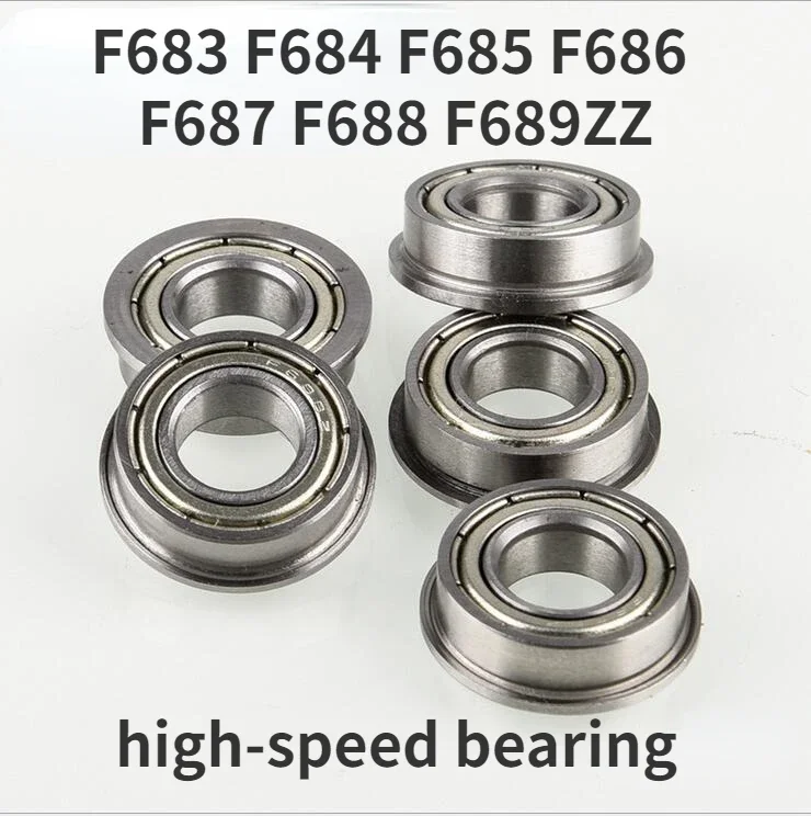 High Speed Flange with Edge Guard Bearing F683 F684 F685 F686 F687 F688 F689  ZZ