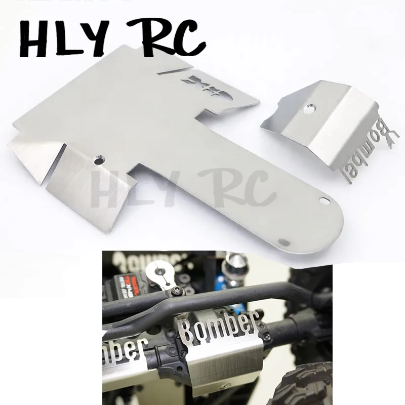 Front +Rear Axle protection Chassis bumper Plate For Axial AX90048 bomber RR10 1/10 rcok cralwer Truck RC Toy S85