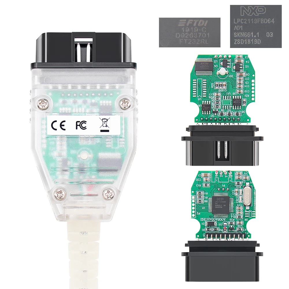 MINI-VCI Cable FTDI mini vci For Toyota TIS Techstream V18.00.008 J2534 OBD OBD2 Auto Scanner Car Diagnostics cable