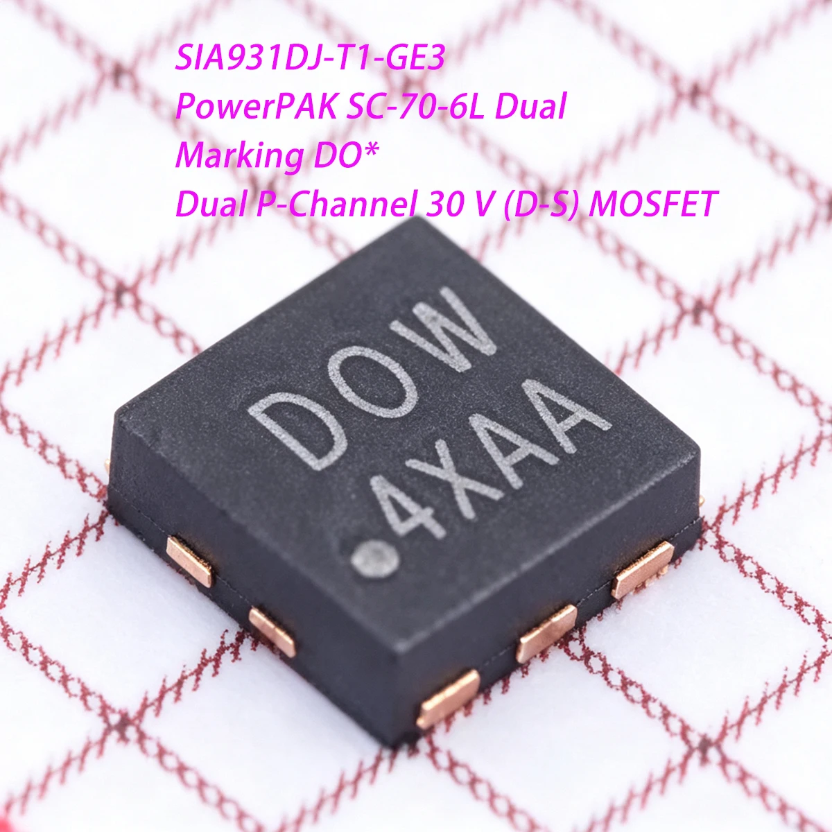 10pcs-sia931dj-t1-ge3-marcacao-dow-do-d0-powerpak-sc-70-6l-30v-45a-dual-p-channel-novo-transistor-de-efeito-de-campo-original-mosfets