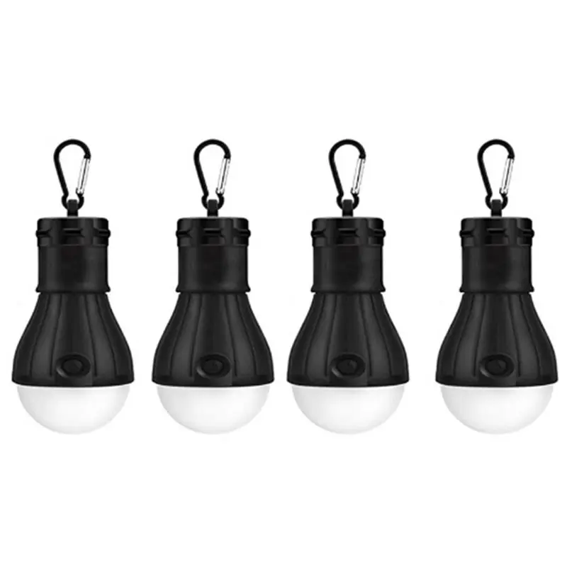 

Кемпинговый фонарь A74E-LED, суперяркий водонепроницаемый уличный фонарь с крючком, идеально подходит для походов, рыбалки, вечеринок, комплект из 4 штук