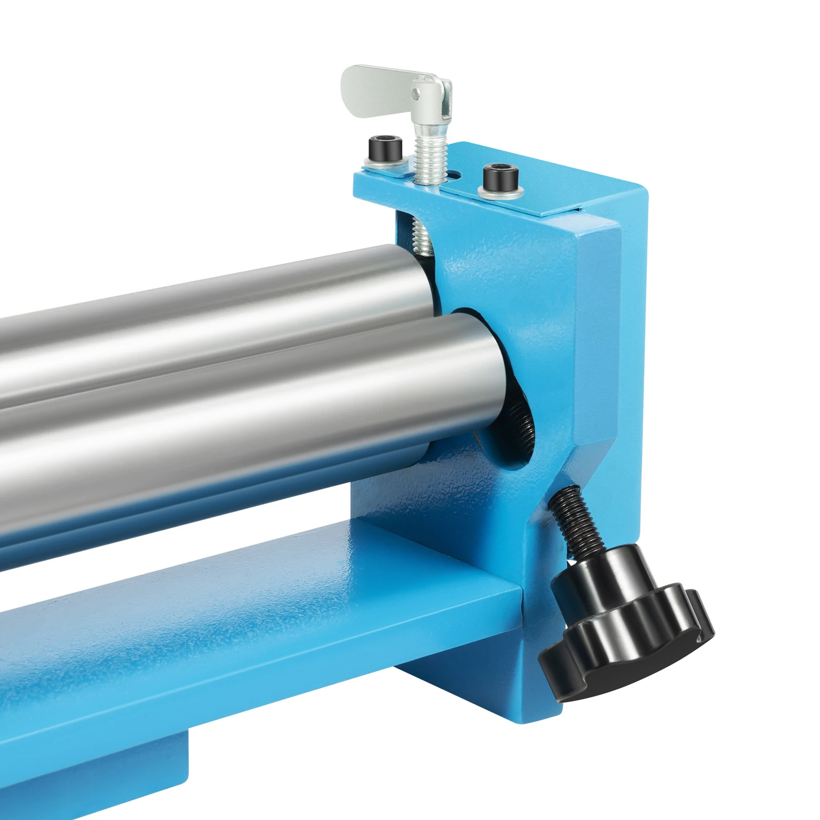 SJ 300 3-Rollen-Rundbiegemaschine, tragbare manuelle Rollblechbiegemaschine, verstellbares Biegewerkzeug für Stahl-/Kupferplattenrohre – Detail 14