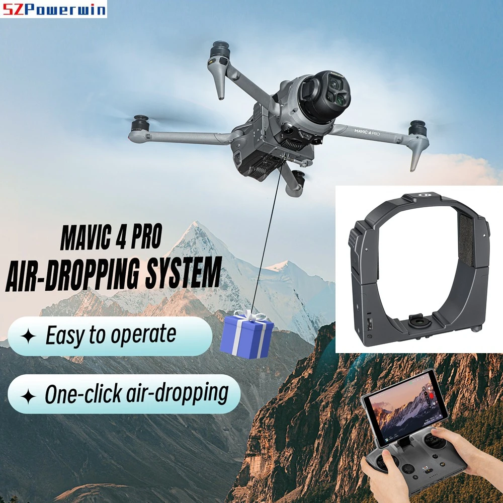 systeme-de-chute-d'air-pour-drone-dji-mavic-4-pro-lanceur-photosensible-cadeau-de-mariage-appat-pour-poisson-sauvetage-livreur-distributeur-accessoires