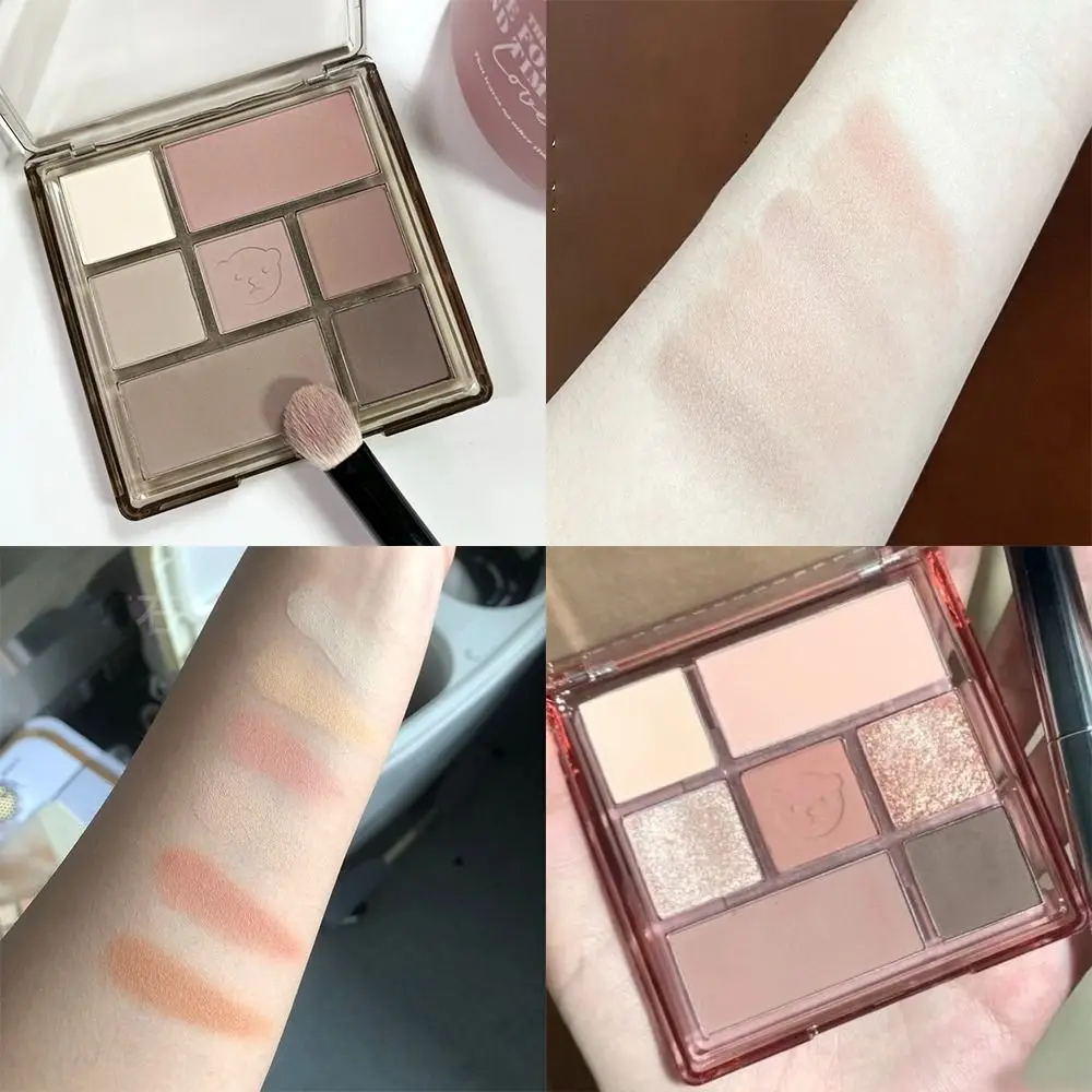 Palette di ombretti perlati ad alta pigmentazione Palette per trucco luccicante opaco Contorno viso Ombretto glitterato a lunga durata Trucco per occhi