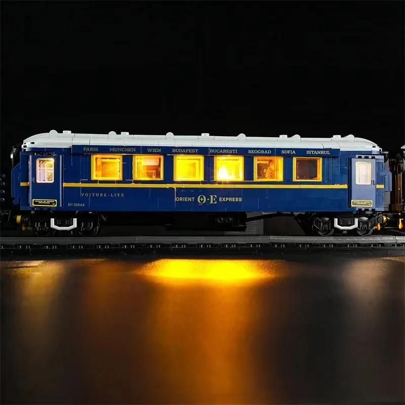 Set di luci a LED per 21344 Il treno Orient Express compatibile 62344 (solo luce a LED, NON include i mattoni del modello)
