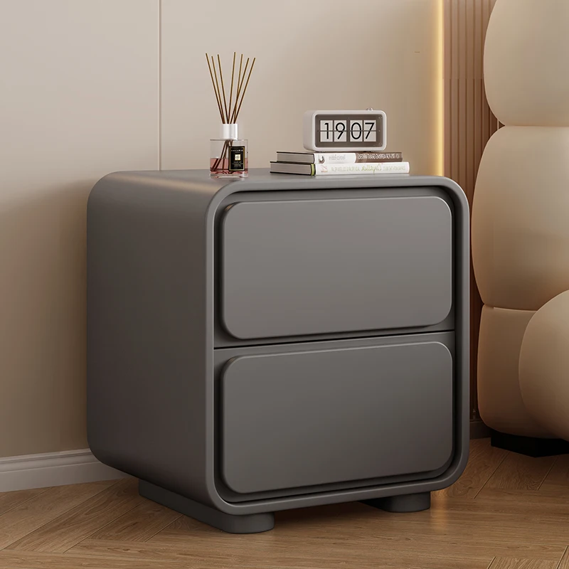 Comodino mobile bianco Armadi per camera da letto Comodino per soggiorno Cassetti nordici Stoccaggio di lusso Mesitas De Noche Mobili per la casa