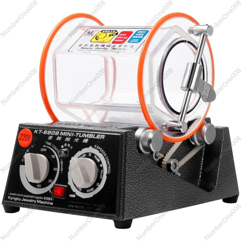 

Маленькая барабанная полировальная машина Вэньвань, полировка и шлифовка ювелирных изделий из золота и серебра, шлифовальная и чистящая машина для древних монет