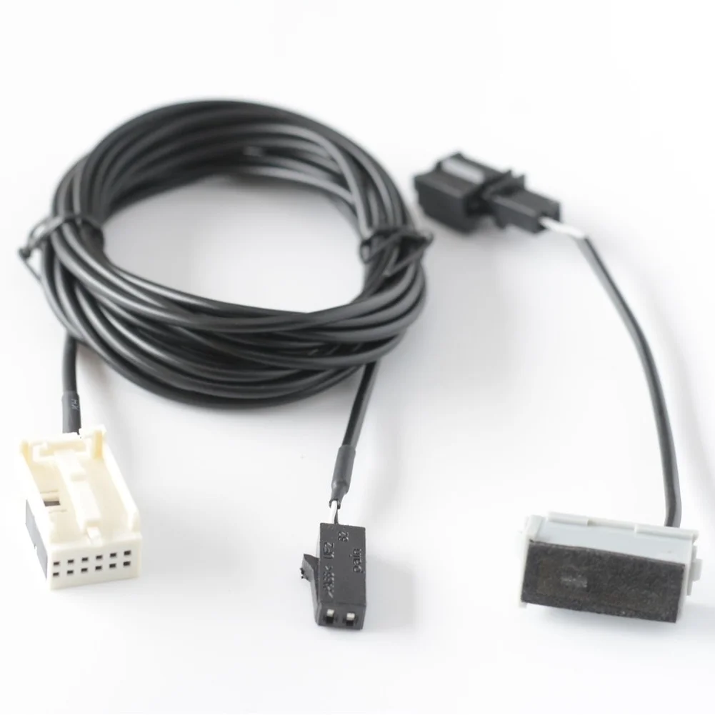 Black Microphone Cable with Oxygen Copper Wiring for For mercedes GLA/CLA/A/B 246/117/156/176 For COMAND Wireless Use