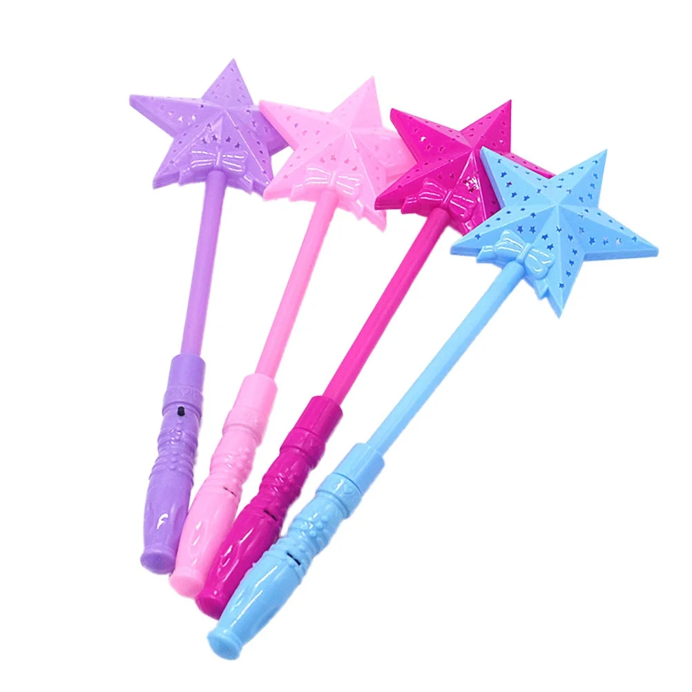 

10pcs Led Colorful Five-Pointed Star Flashing Sticks Party Decorations For Concerts Birthday Light Sticks