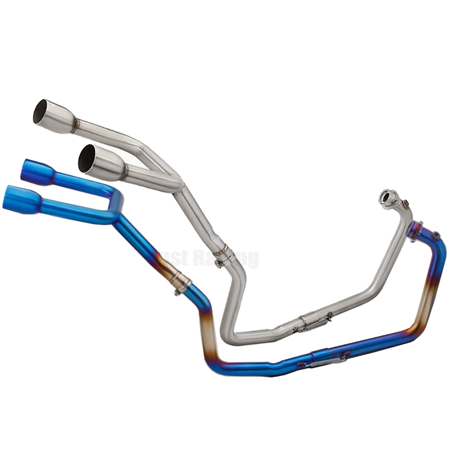 For GSX-150 GSX150R GSX 150 R 51MM Mount High Dual Exhaust Systerm Muffler Pipe