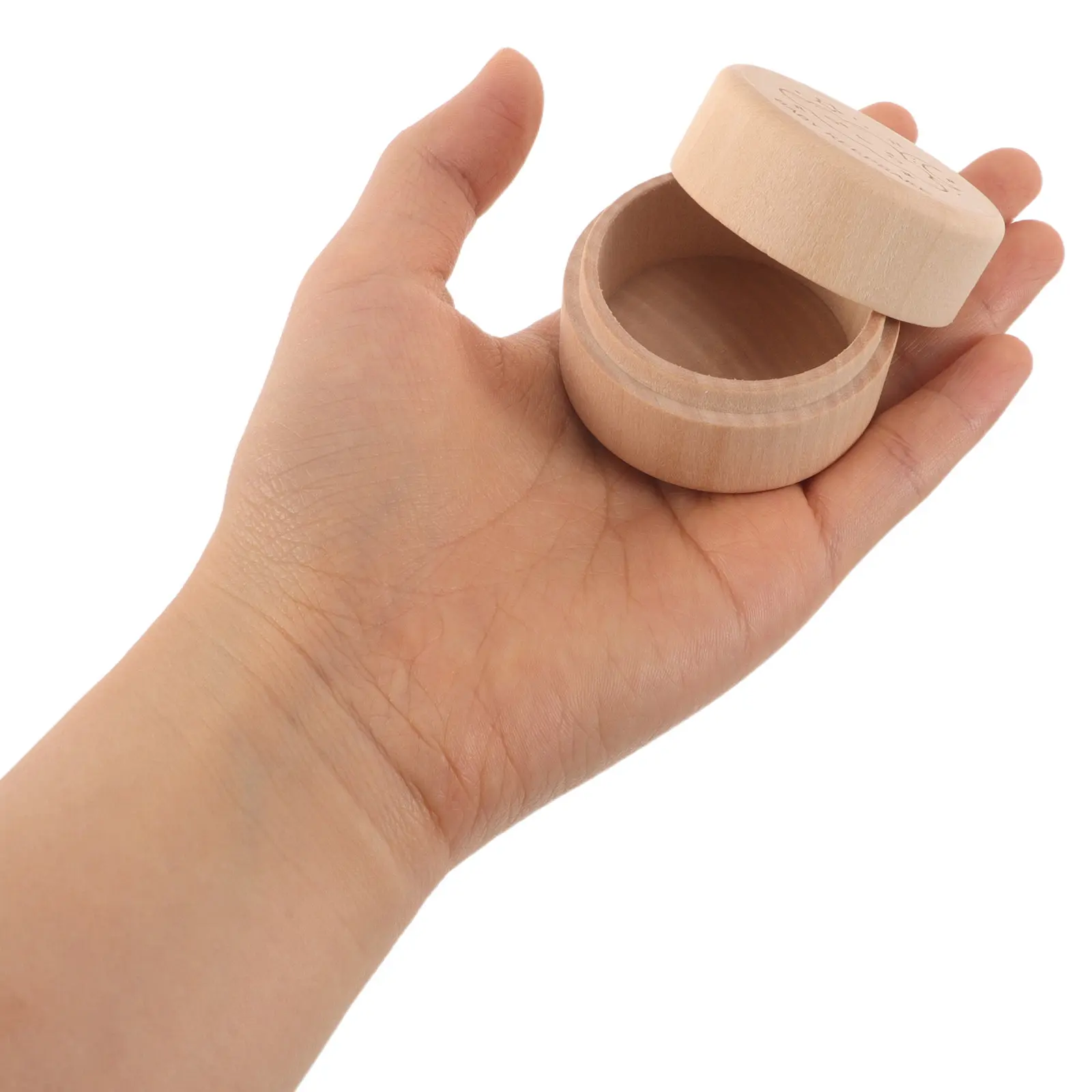 Wooden Baby Tooth Fairy Box 2 Inch First Lost Tooth Hair Collection Wood Keepsake Organizer Memory Souvenirs Storage
