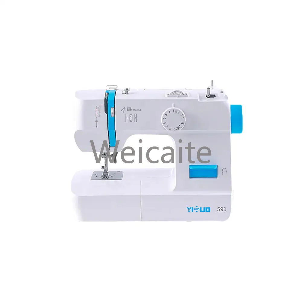 Ys 591 novo ponto resistente doméstico portátil mini máquina de costura elétrica manual de alta qualidade mini máquina de costura