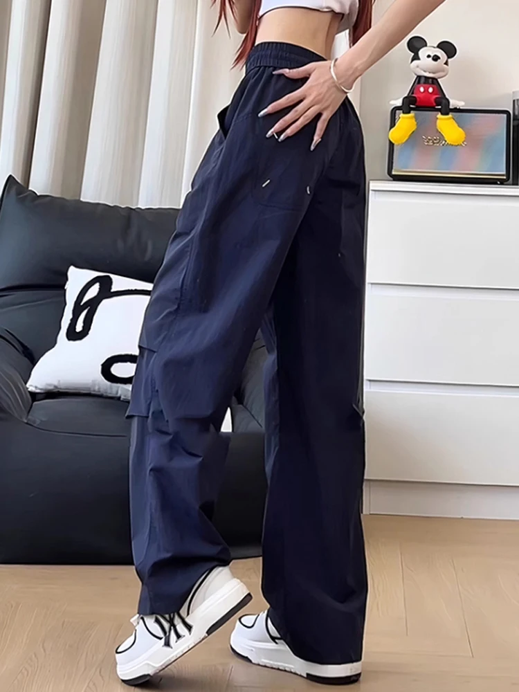 

Loose Straight Leg Pants Tactical Cargo Outdoor Hiking Mountain Climbing Trousers for Men And Women Autumn Faion Brand