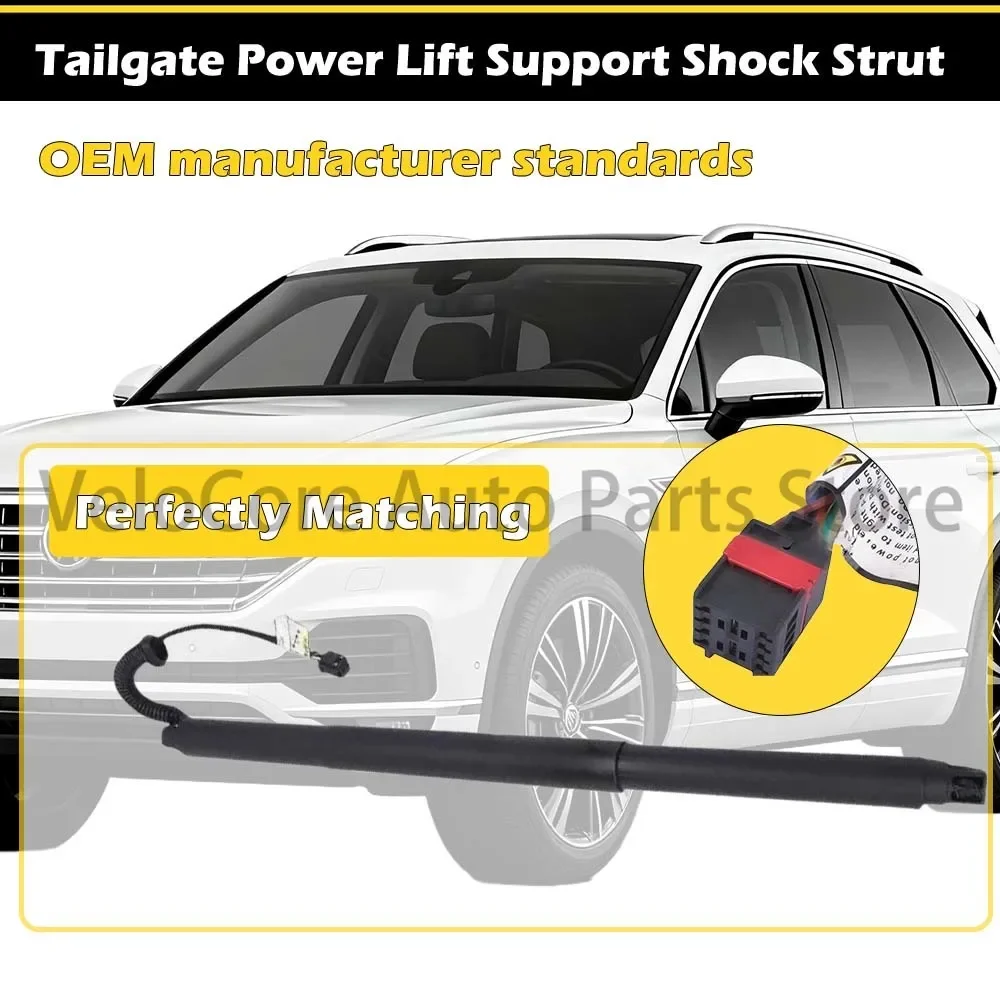 Rear Tailgate Power Strut for 2018- Volkswagen Touareg Smooth Lift Rust-Resistant & Quiet 760827851