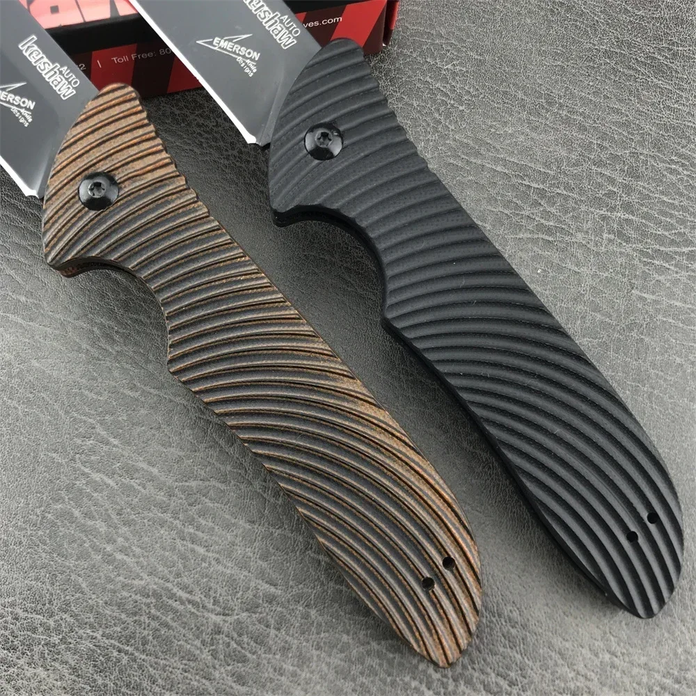 NEW KS 7600 Launch 5 Folding Pocket Knife D2 Steel Tactical Hunting Knives Aluminum/G10  Handle Outdoor EDC Self Defense Tool