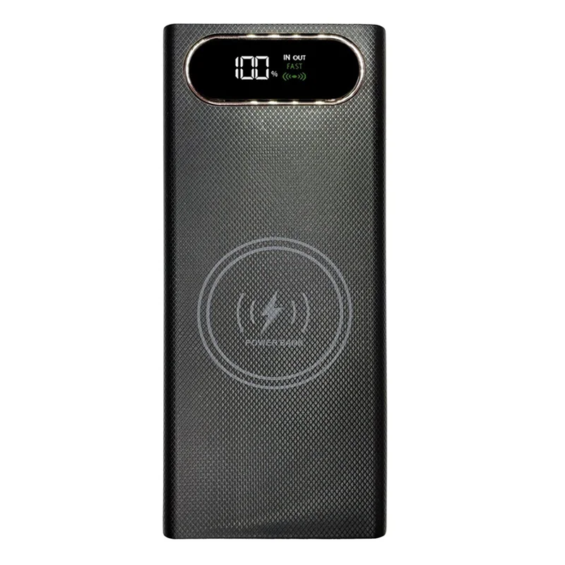 ABFN-8*18650 Rechargeable Battery Charger  Dual USB Battery Shell  DIY Power Bank Case Fast Charging Battery Bank Box Storage Bo