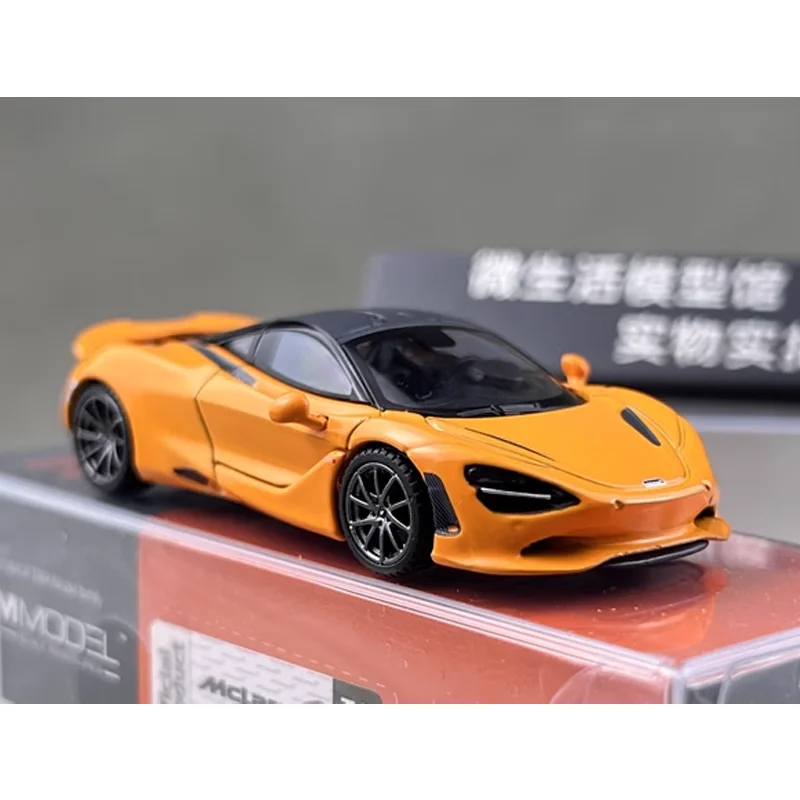 MINIGT-Jouet en alliage moulé sous pression, échelle 1/64 McLaren 750S, modèle en métal, cadeau