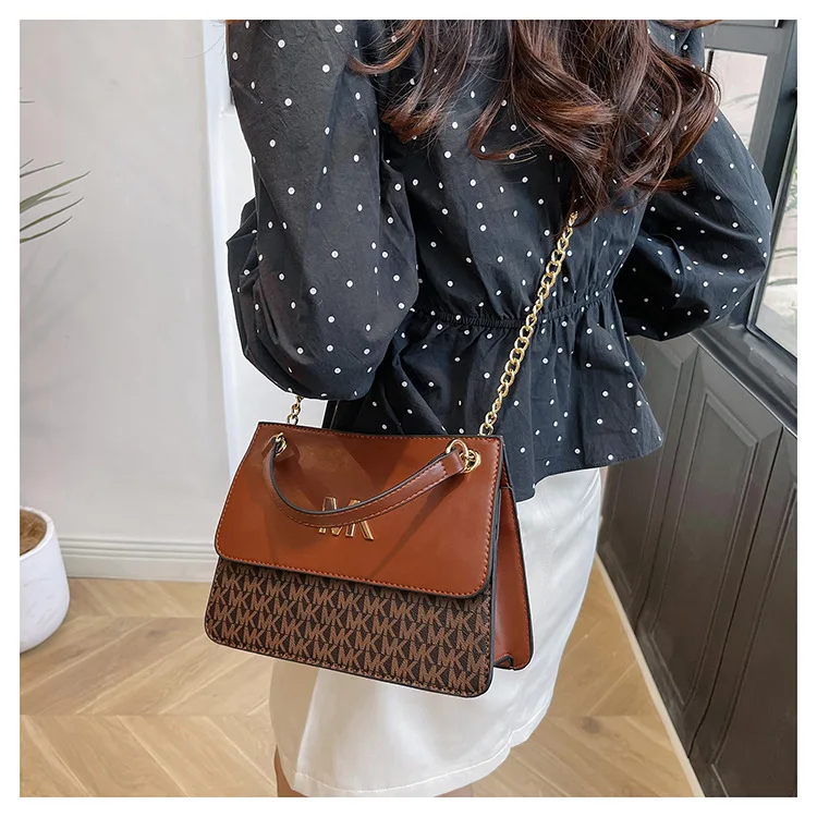 حقيبة نسائية مربعة صغيرة جديدة - نمط أناقة حضرية، حقيبة سلسلة أنيقة أنيقة، كتف/كروس متعددة الاستخدامات، أساسية عصرية #1