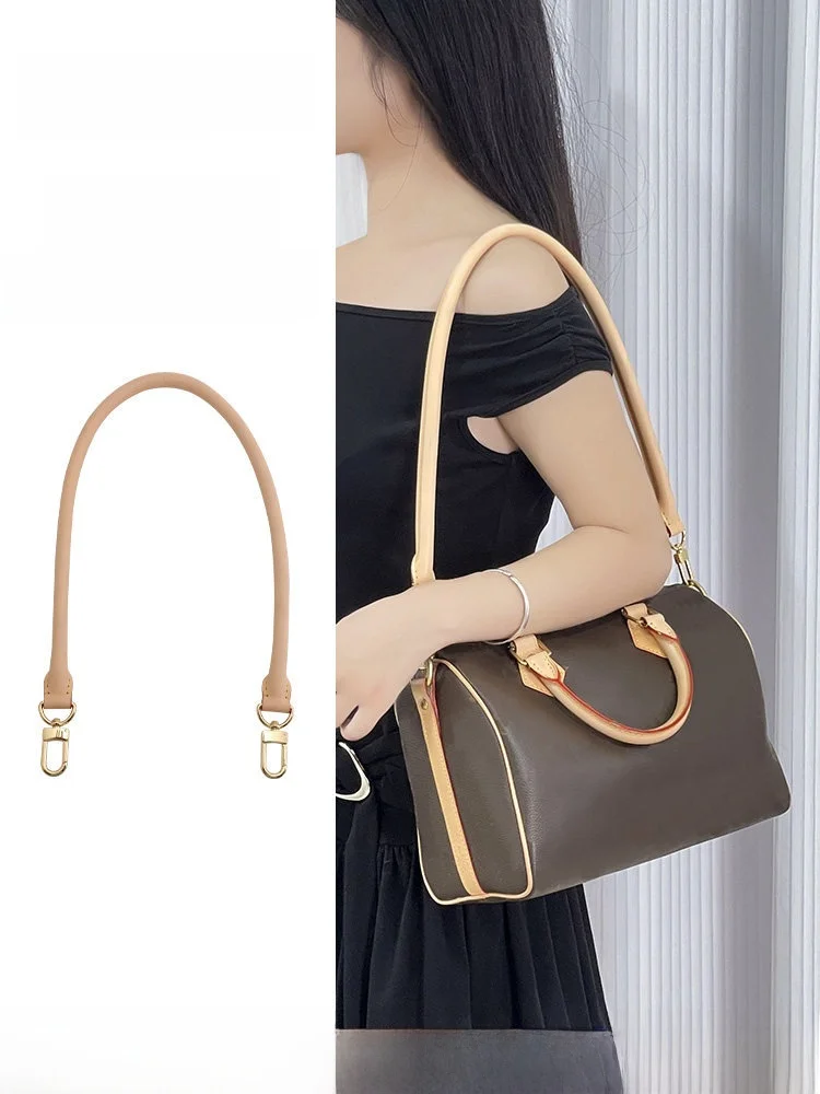 

Пересмотренный плечевой ремень для LV Speedy 25 30, сумка-подушка из дубленой кожи под мышками, акцент, изношенный старый цветочный узор