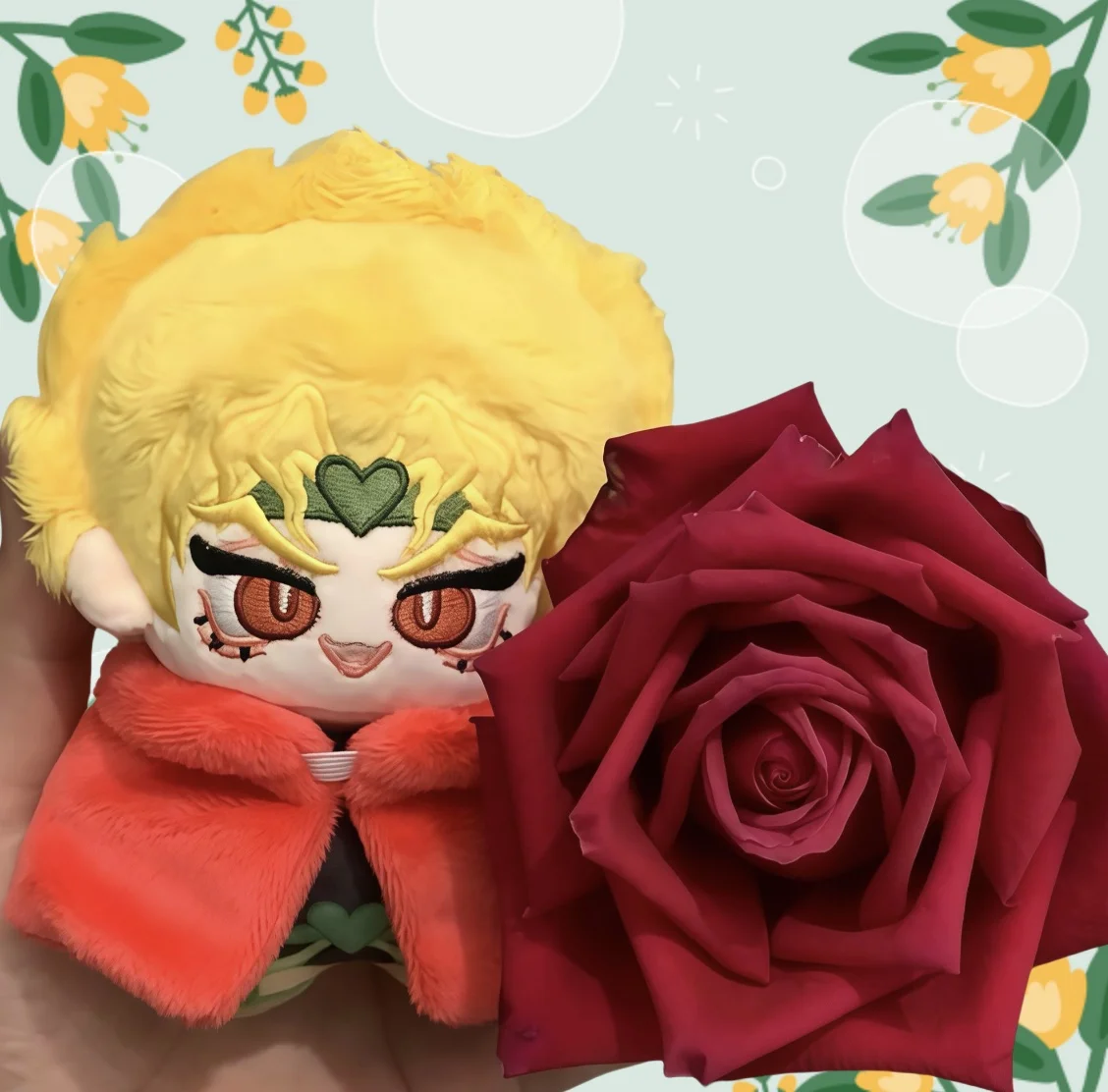 

Мягкая хлопковая плюшевая кукла JOJO Dio Brando, 10 см, идеальный подарок-сюрприз для детей, друзей или подвеска на рюкзак